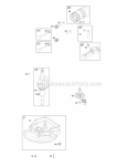 Camshaft Crankcase CoverSump Crankshaft PistonRingsConnecting Rod Diagram and Parts List for 09H902-0146-E1  Briggs and Stratton Engine